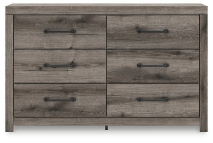 Graystorm Full Panel Bed with Storage with Dresser in Brown Gray from Ashley - Luna Furniture