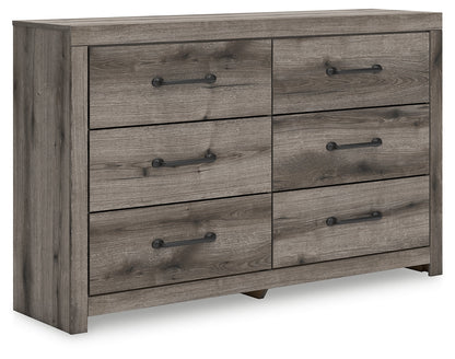 Graystorm Twin Panel Bed with Dresser and Nightstand in Brown Gray from Ashley - Luna Furniture