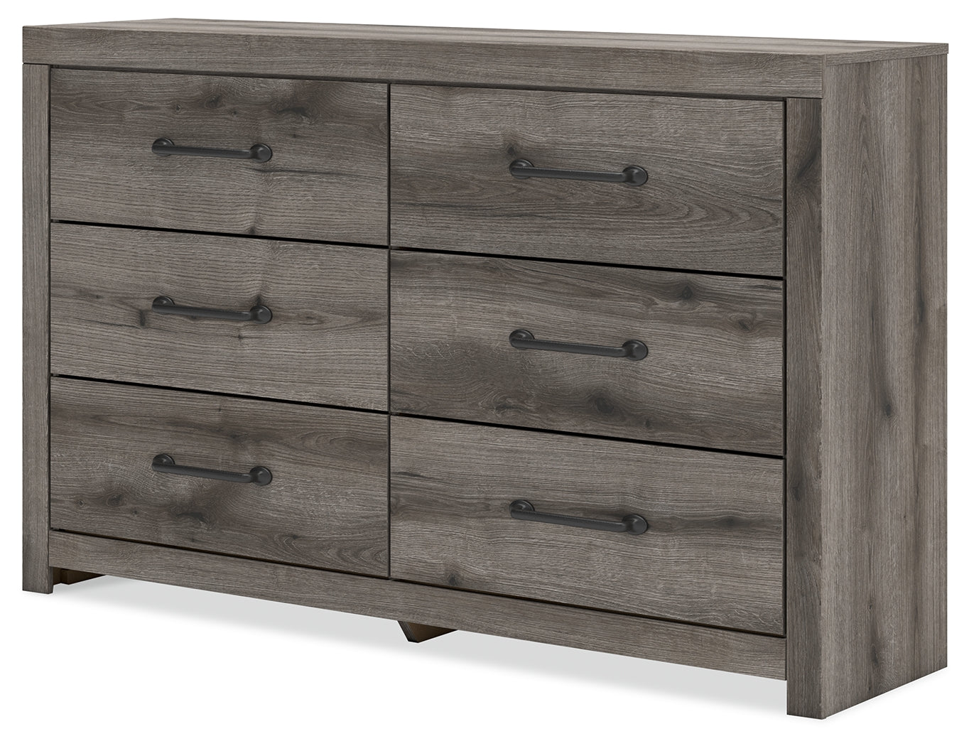 Graystorm Twin Panel Bed with Dresser and Nightstand in Brown Gray from Ashley - Luna Furniture