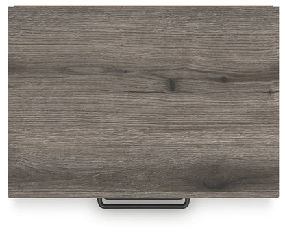 Graystorm Twin Panel Bed with Storage with Mirrored Dresser and 2 Nightstands in Brown Gray from Ashley - Luna Furniture