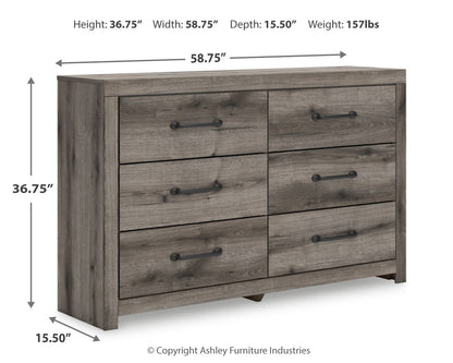 Graystorm Twin Panel Storage Bed with Dresser and Nightstand in Brown Gray from Ashley - Luna Furniture