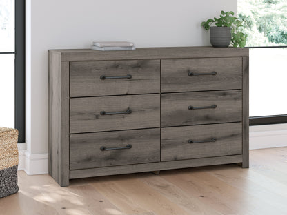 Graystorm Twin Panel Storage Bed with Dresser and Nightstand in Brown Gray from Ashley - Luna Furniture