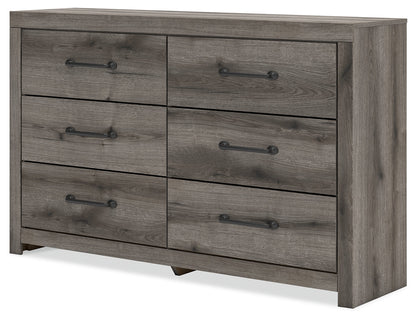 Graystorm Twin Panel Storage Bed with Dresser and Nightstand in Brown Gray from Ashley - Luna Furniture