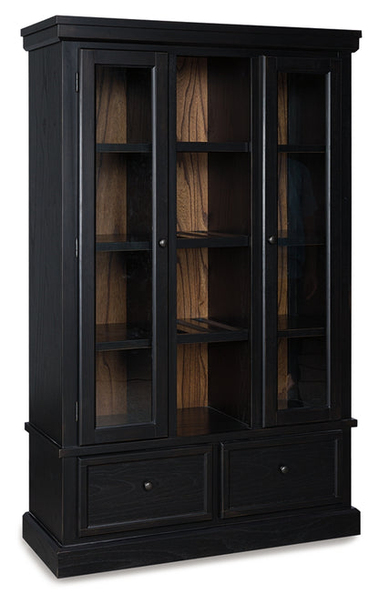 Greddinton Black/Brown Curio - PCD824-186