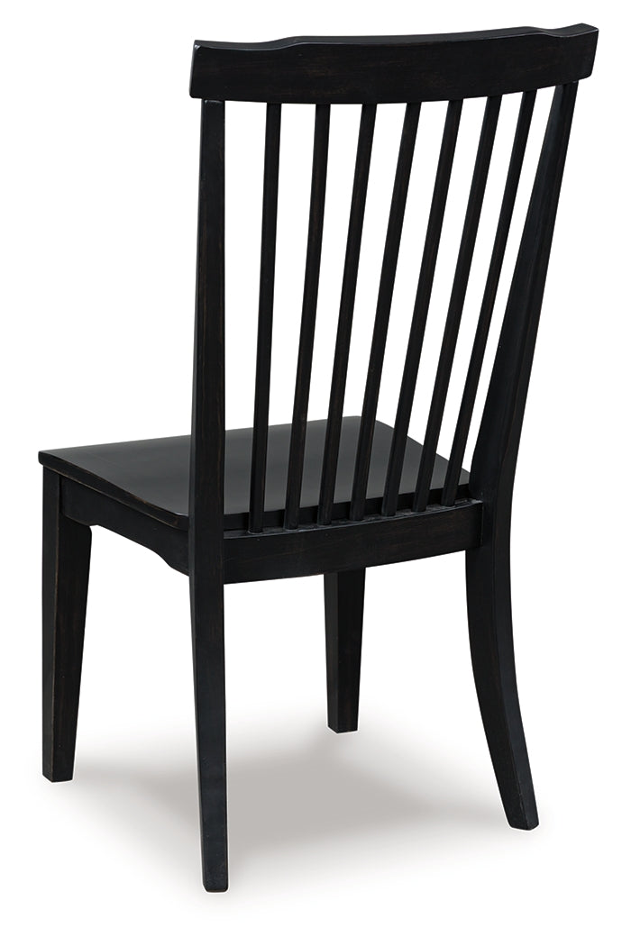 Greddinton Black Dining Chair, Set of 2 - PCD824-05