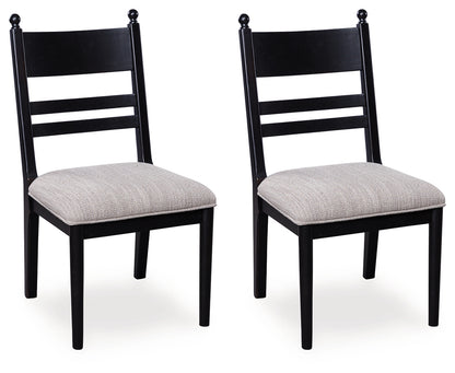 Greddinton Black Dining Chair, Set of 2 - PCD824-07