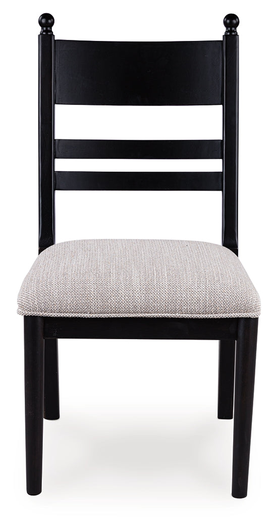 Greddinton Black Dining Chair, Set of 2 - PCD824-07