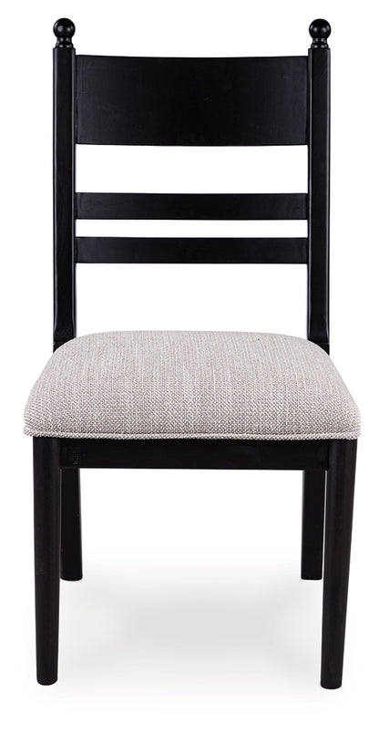 Greddinton Black Dining Chair, Set of 2 - PCD824-07
