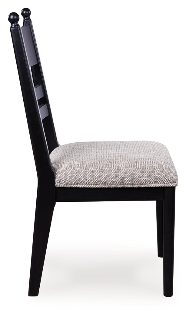 Greddinton Black Dining Chair, Set of 2 - PCD824-07