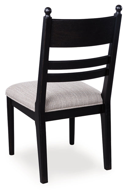 Greddinton Black Dining Chair, Set of 2 - PCD824-07