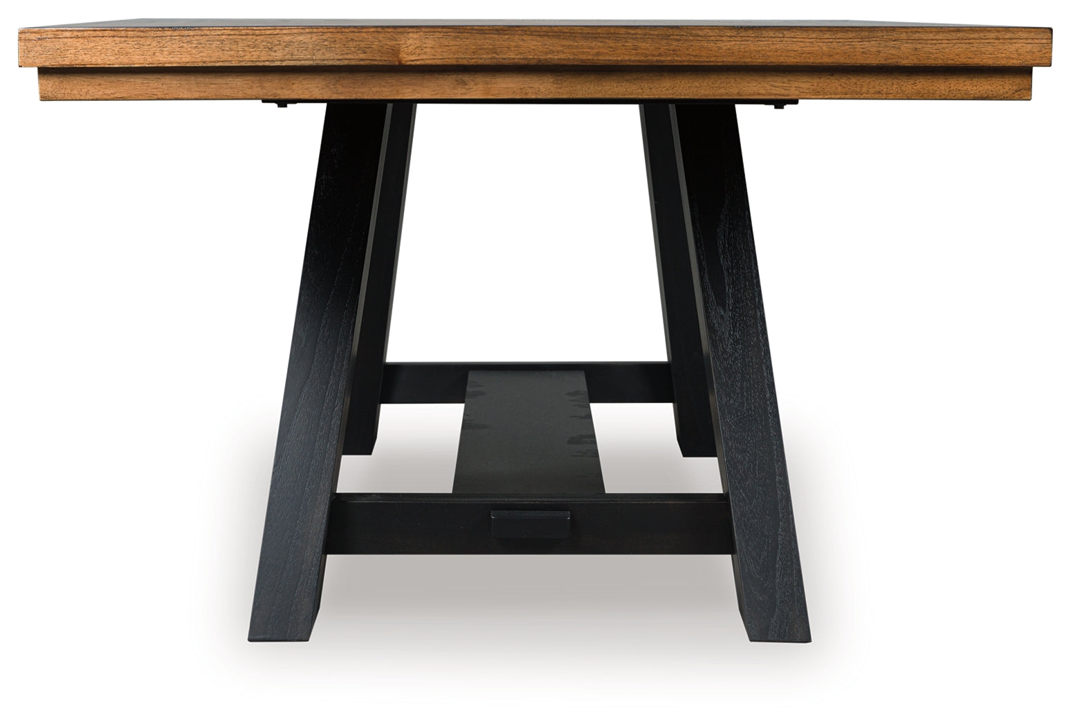 Greddinton Brown/Black Dining Extension Table - PCD824D11