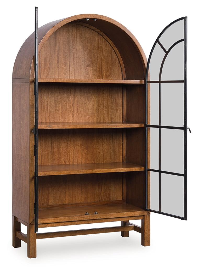 Greddinton Brown/Black Display Cabinet - PCD824-476