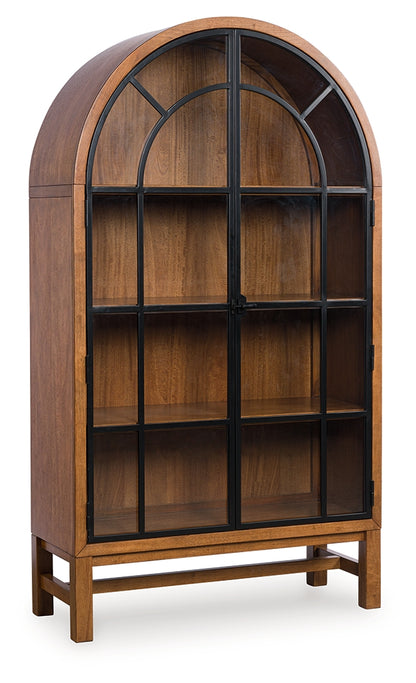 Greddinton Brown/Black Display Cabinet - PCD824-476