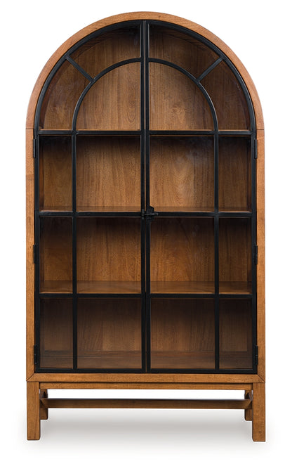 Greddinton Brown/Black Display Cabinet - PCD824-476