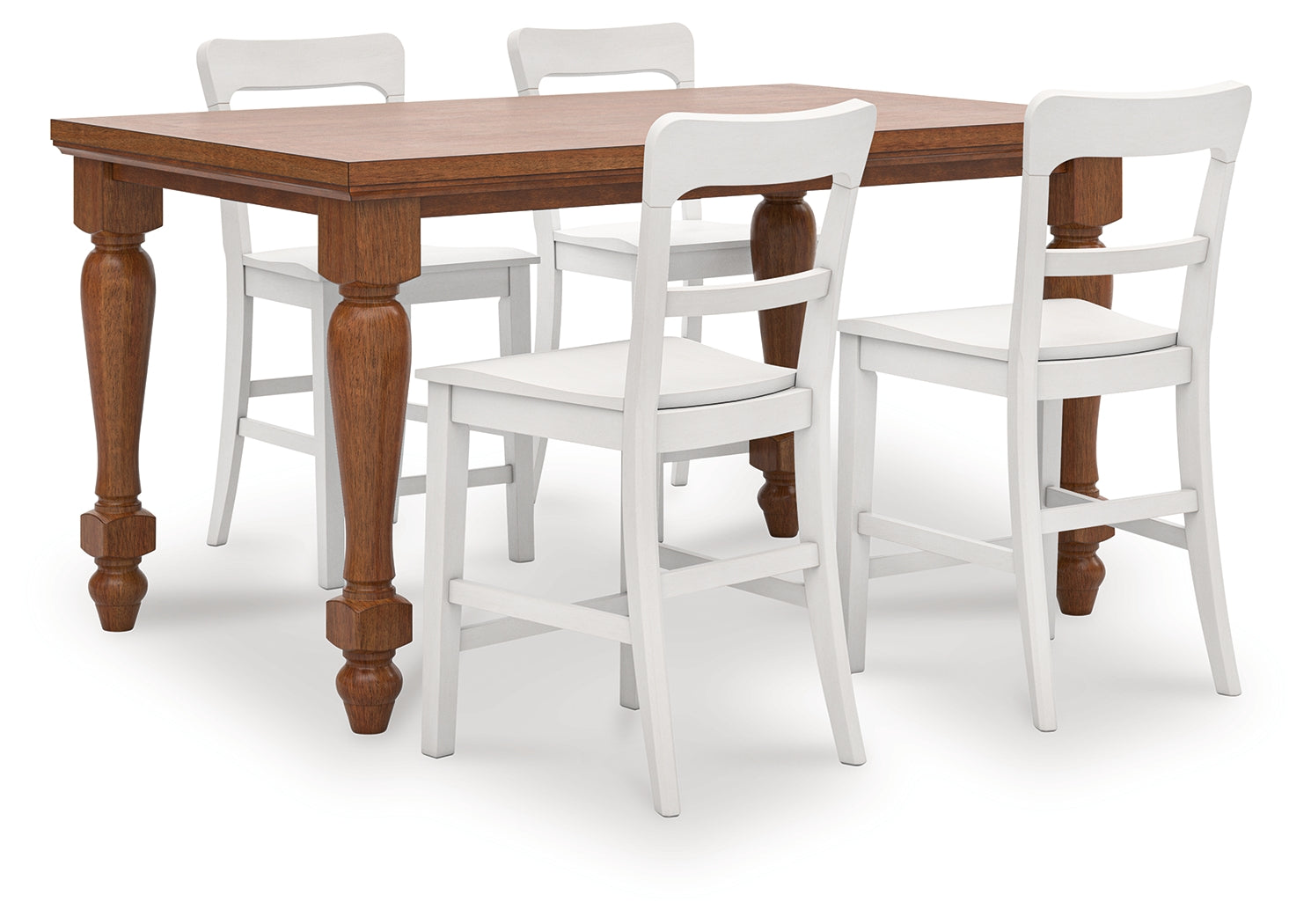 Greddinton Counter Height Dining Table and 4 Barstools - PCD824D13