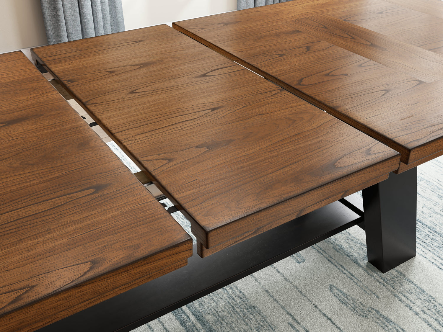 Greddinton Dining Table and 4 Chairs in Brown from Ashley - Luna Furniture