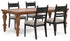 Greddinton Dining Table and 4 Chairs in Brown from Ashley - Luna Furniture