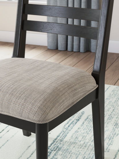 Greddinton Dining Table and 4 Chairs in Brown from Ashley - Luna Furniture