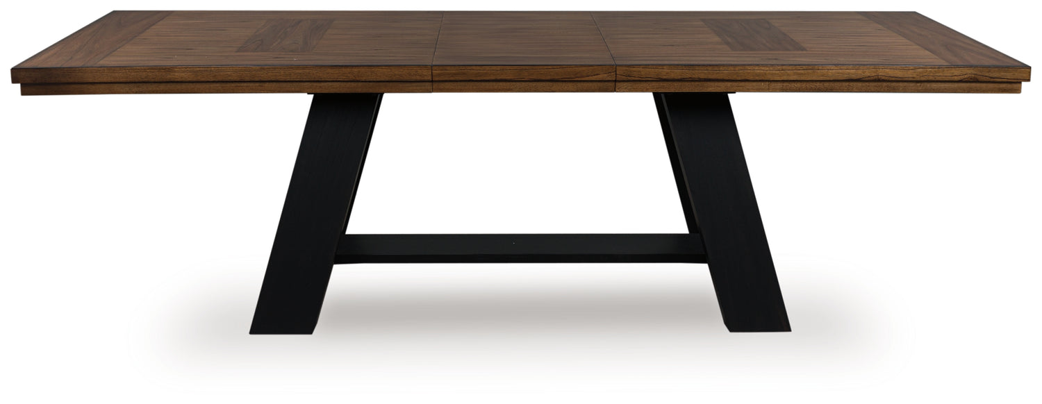 Greddinton Extension Dining Table and 4 Chairs - PCD824D7