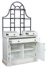 Greddinton White/Brown Bakers Rack - PCD824D1