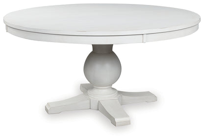 Greddinton White Dining Table - PCD824D10