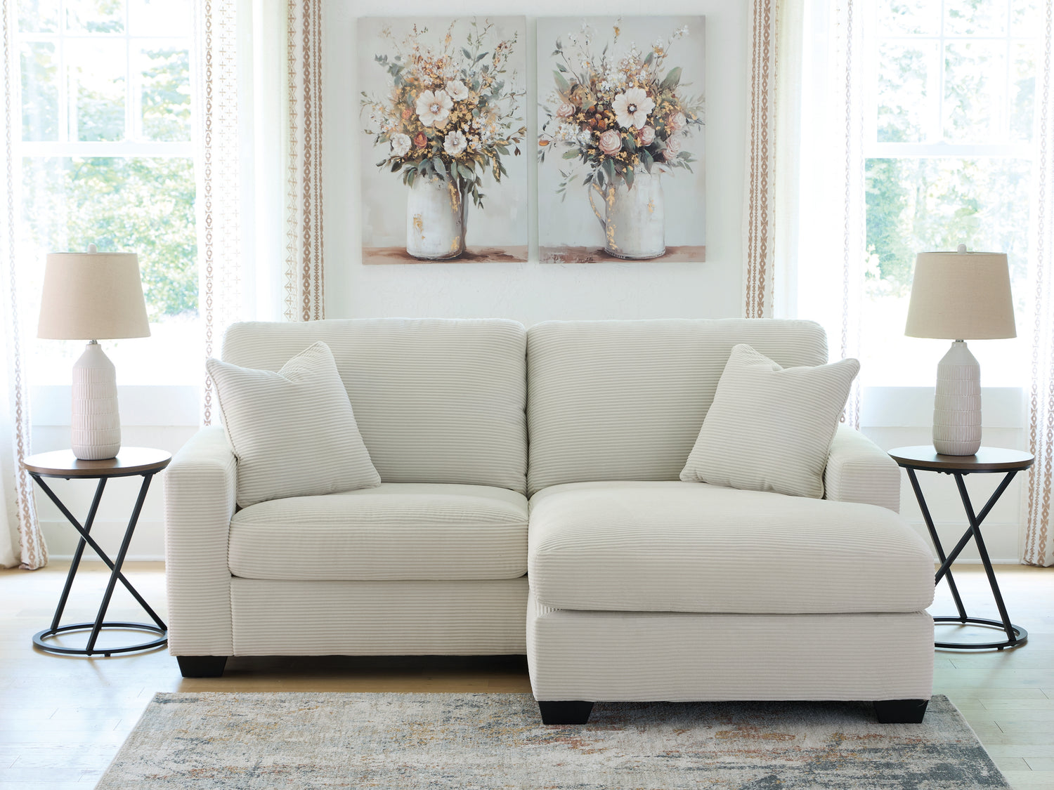 Greenbriar Ivory Sofa Chaise - PC3200618