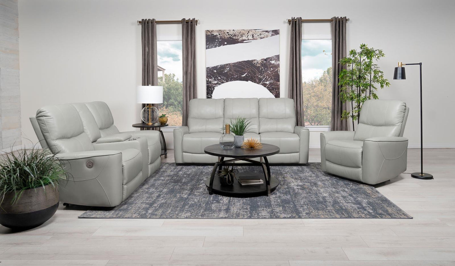 Greenfield Ivory 3-Piece Upholstered Power Reclining Sofa Set from Coaster - Luna Furniture