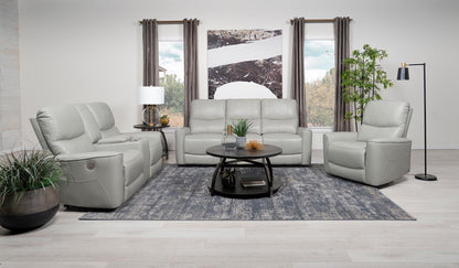 Greenfield Ivory 3-Piece Upholstered Power Reclining Sofa Set from Coaster - Luna Furniture