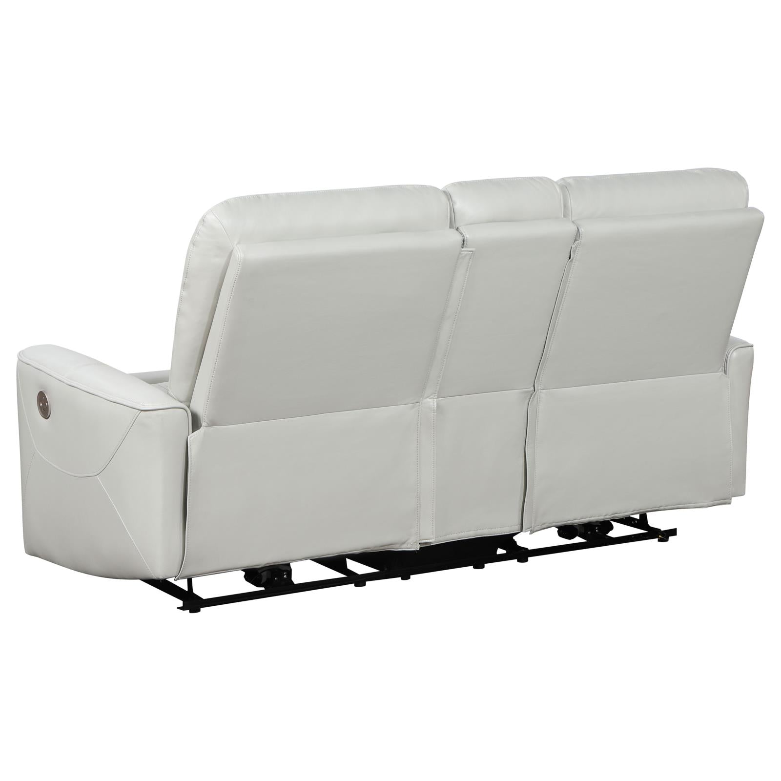 Greenfield Ivory 3-Piece Upholstered Power Reclining Sofa Set from Coaster - Luna Furniture