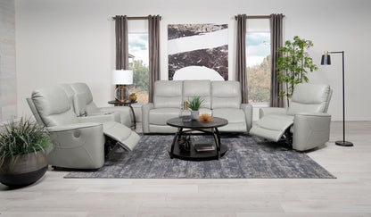 Greenfield Ivory 3-Piece Upholstered Power Reclining Sofa Set from Coaster - Luna Furniture