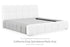 Grendusk Light Gray California King Upholstered Rails - PCB584-94
