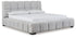 Grendusk Light Gray King Upholstered Bed - PCB584B2