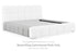Grendusk Light Gray Queen/King Upholstered Rails - PCB584-96