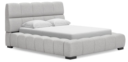 Grendusk Light Gray Queen Upholstered Bed - PCB584B1