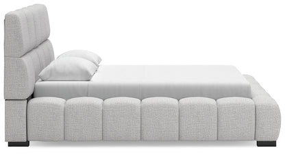 Grendusk Light Gray Queen Upholstered Bed - PCB584B1