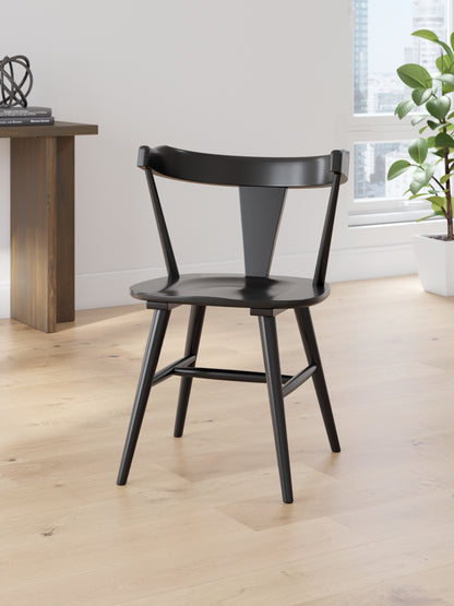 Gretlynn Black Dining Chair, Set of 2 - D501-02