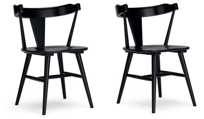 Gretlynn Black Dining Chair, Set of 2 - D501-02