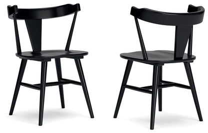 Gretlynn Black Dining Chair, Set of 2 - D501-02
