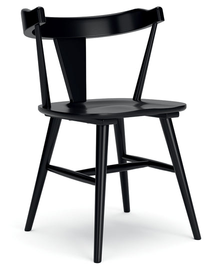 Gretlynn Black Dining Chair, Set of 2 - D501-02