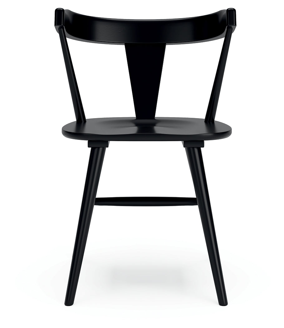 Gretlynn Black Dining Chair, Set of 2 - D501-02