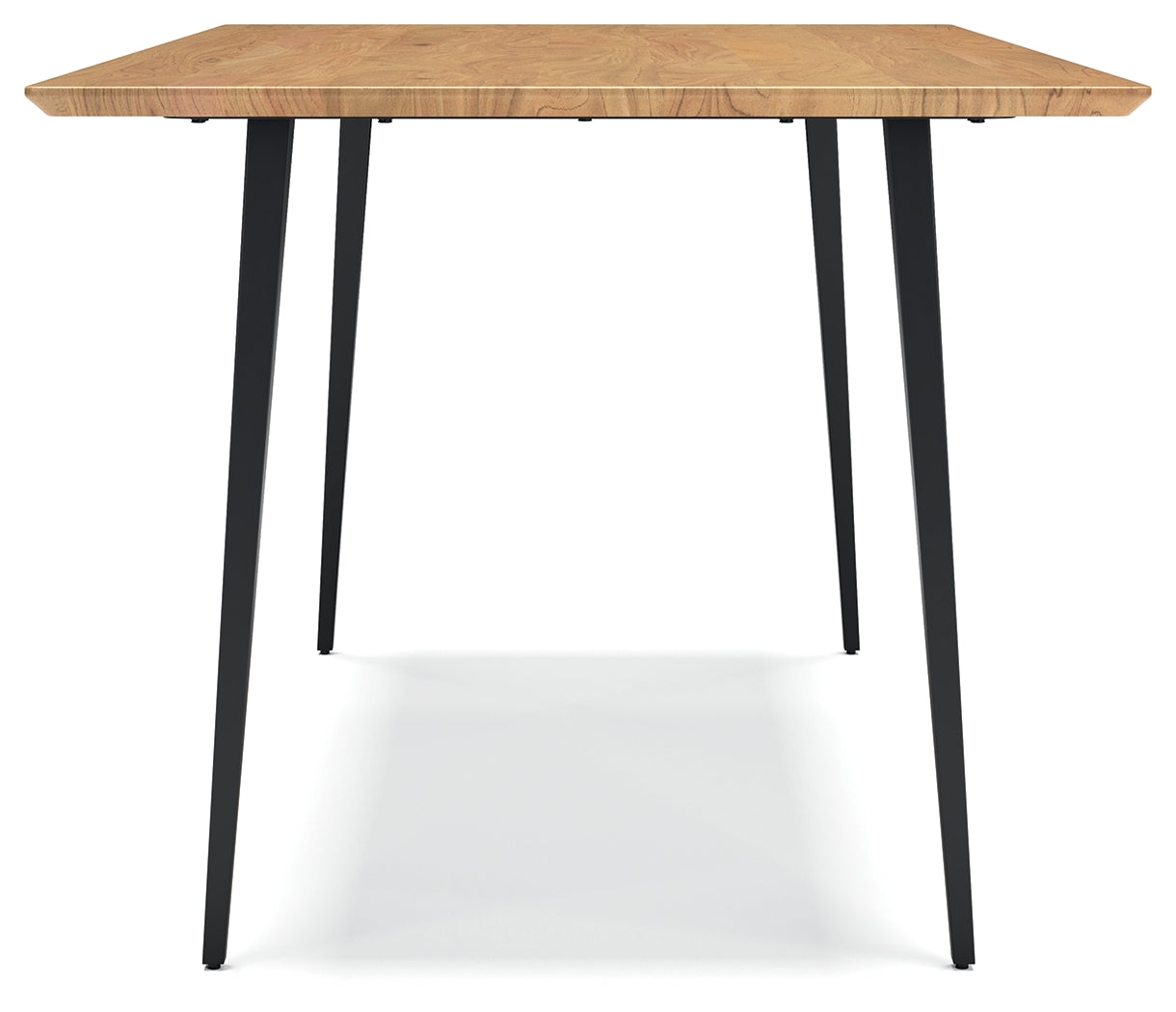 Gretlynn Black/Natural Dining Table - D501-25