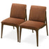 Grivelle Orange Fabric Dining Chair (Set Of 2) - DCH00402902