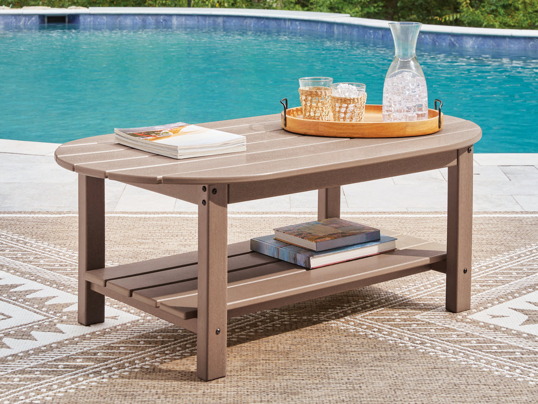 Grover Beach Driftwood Outdoor Coffee Table - PCP422-700