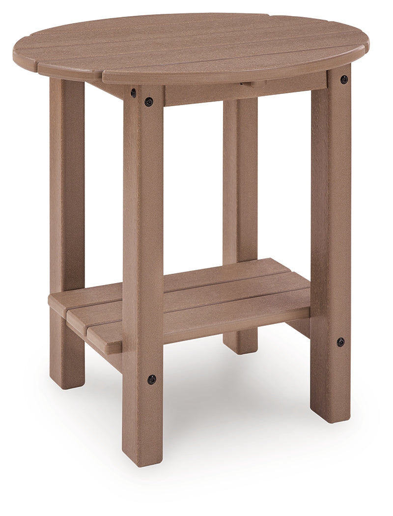 Grover Beach Driftwood Outdoor End Table - PCP422-706