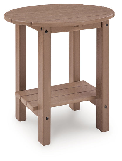 Grover Beach Driftwood Outdoor End Table - PCP422-706