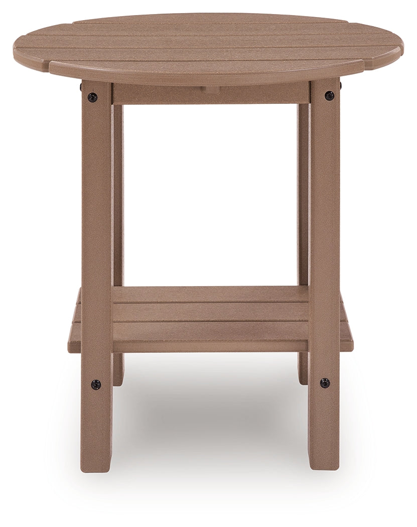 Grover Beach Driftwood Outdoor End Table - PCP422-706