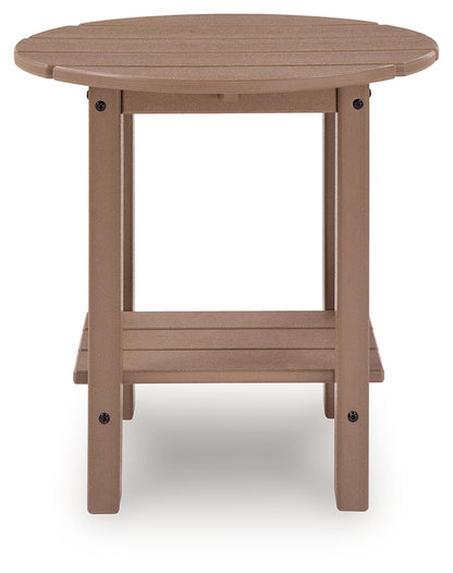 Grover Beach Driftwood Outdoor End Table - PCP422-706