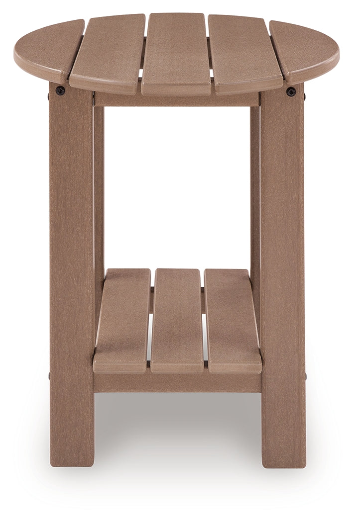 Grover Beach Driftwood Outdoor End Table - PCP422-706