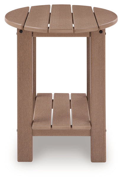 Grover Beach Driftwood Outdoor End Table - PCP422-706