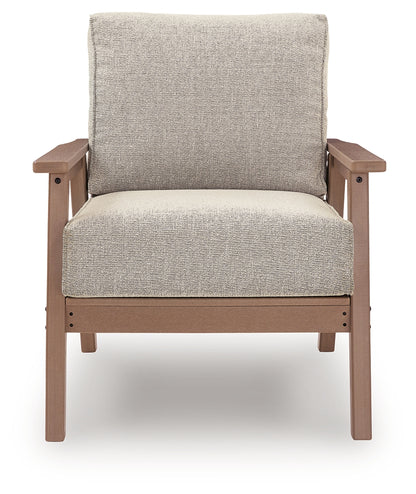 Grover Beach Driftwood Outdoor Lounge Chair with Cushion (Set of 2) - PCP422-820